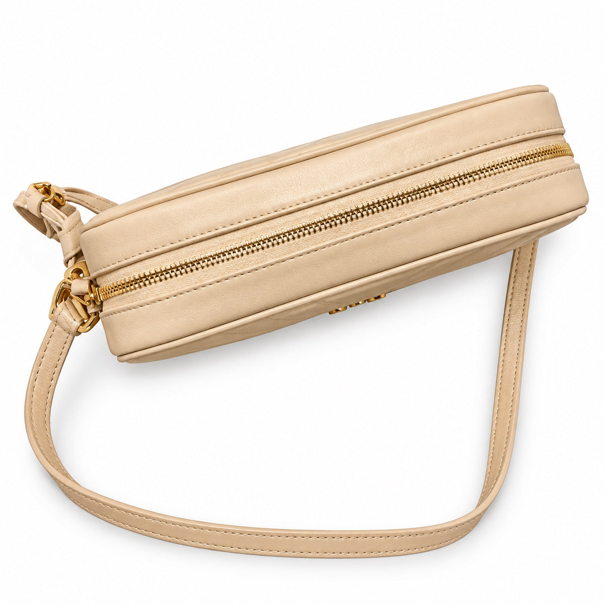 Saint Laurent YSL Lou Camera Bag – Powder Beige Gold