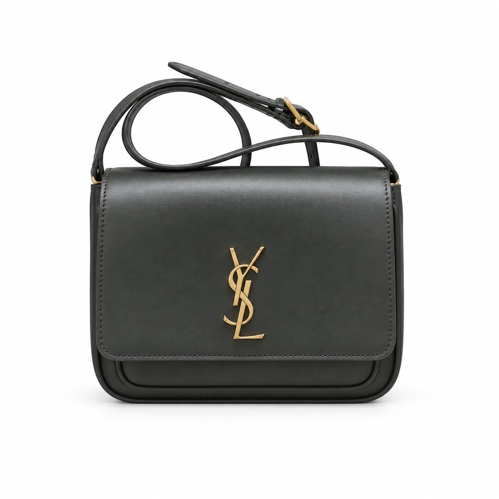 YSL Saint Laurent Solferino Crossbody Bag Dark Grey