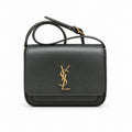 YSL Saint Laurent Solferino Crossbody Bag Dark Grey