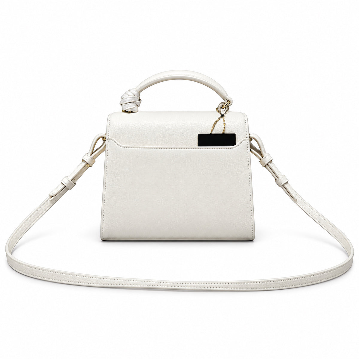 Saint Laurent Cassandra Mini – Cream Smooth Leather Gold