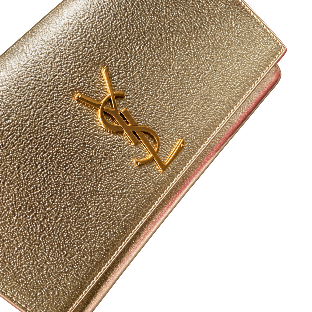 Saint Laurent YSL Kate Chain Bag – Gold Metallic
