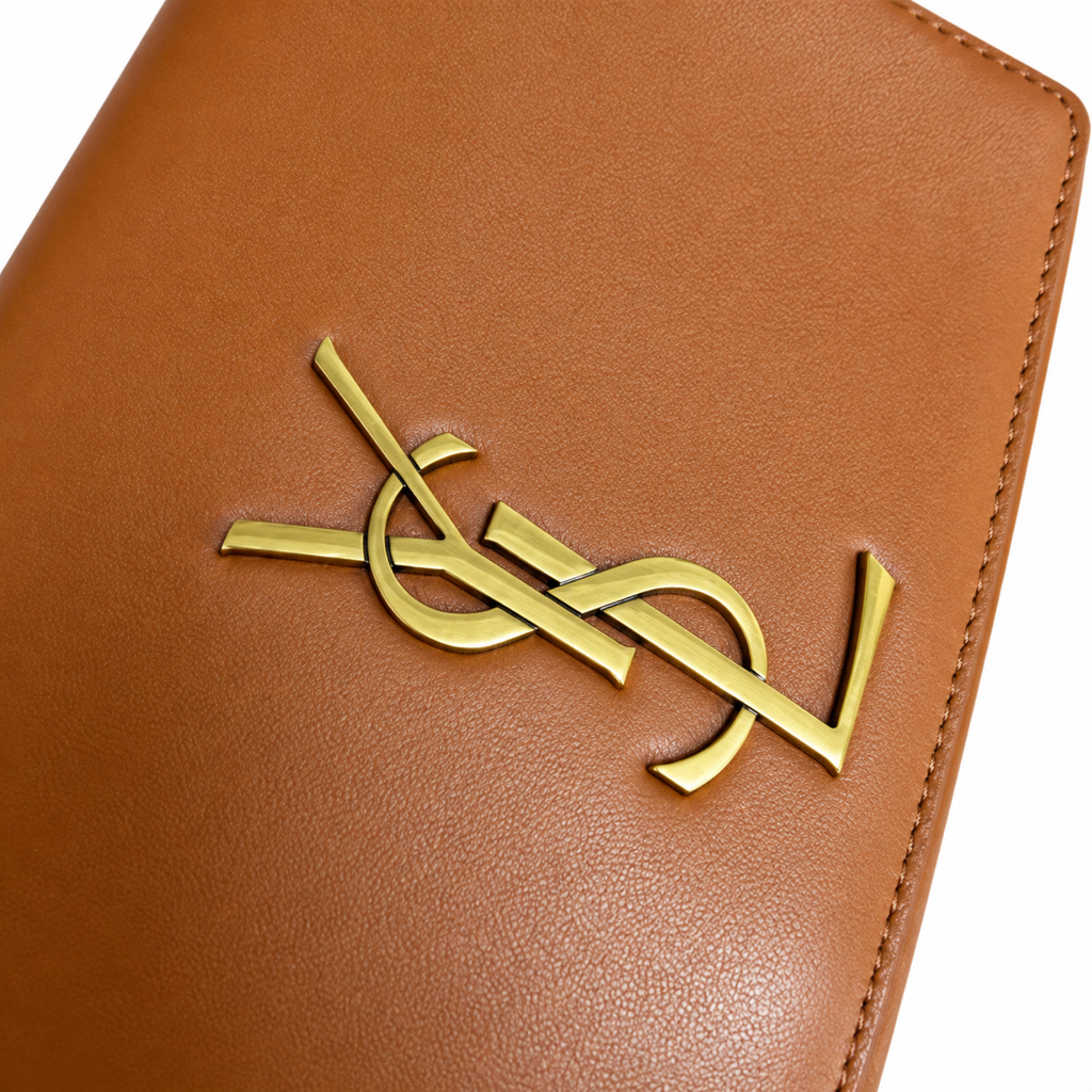 Saint Laurent YSL Kate Large Chain Bag – Caramel
