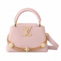Louis Vuitton Capucines Mini – Blush Pink Flower Chain