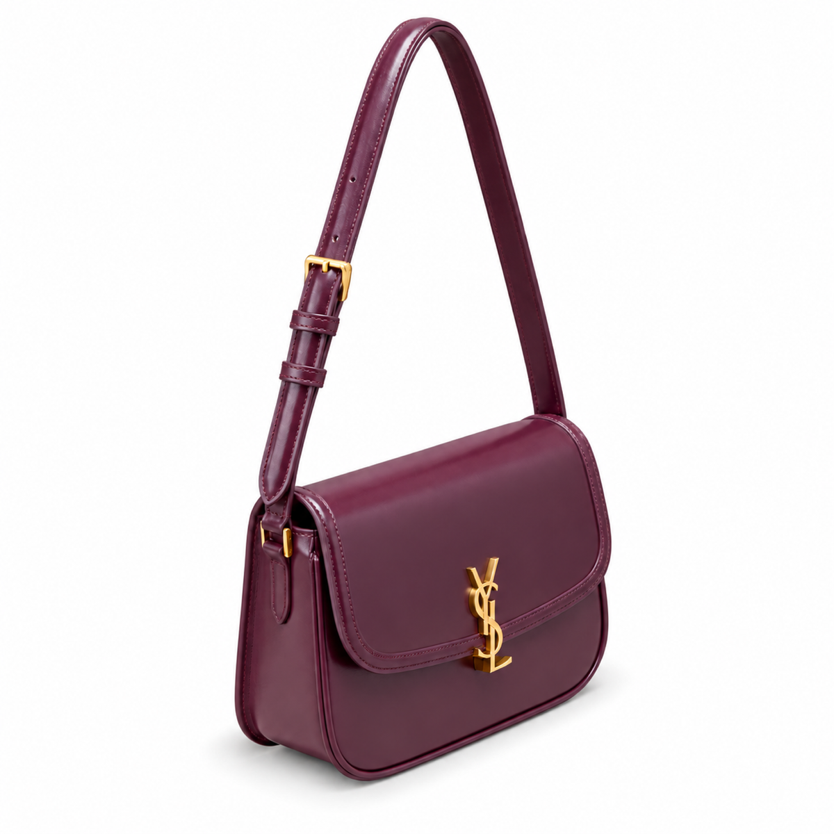 Saint Laurent Solferino Medium Bag – Burgundy