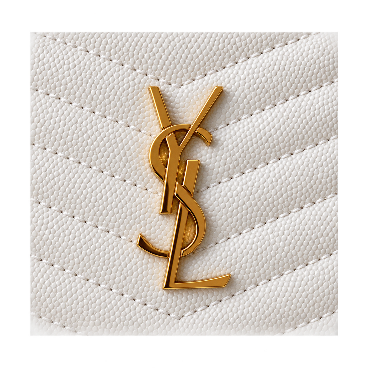 Saint Laurent YSL Lou Camera Bag – Cream Gold