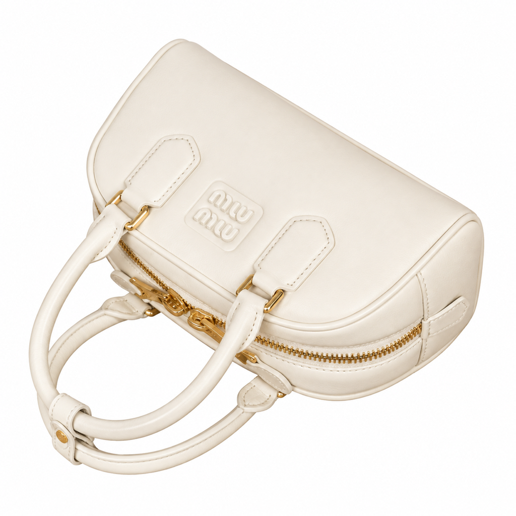 Miu Miu Matelassé Leather Retro Crossbody Bag