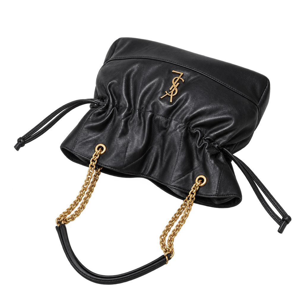YSL Saint Laurent Jamie Tote Black Quilted Leather