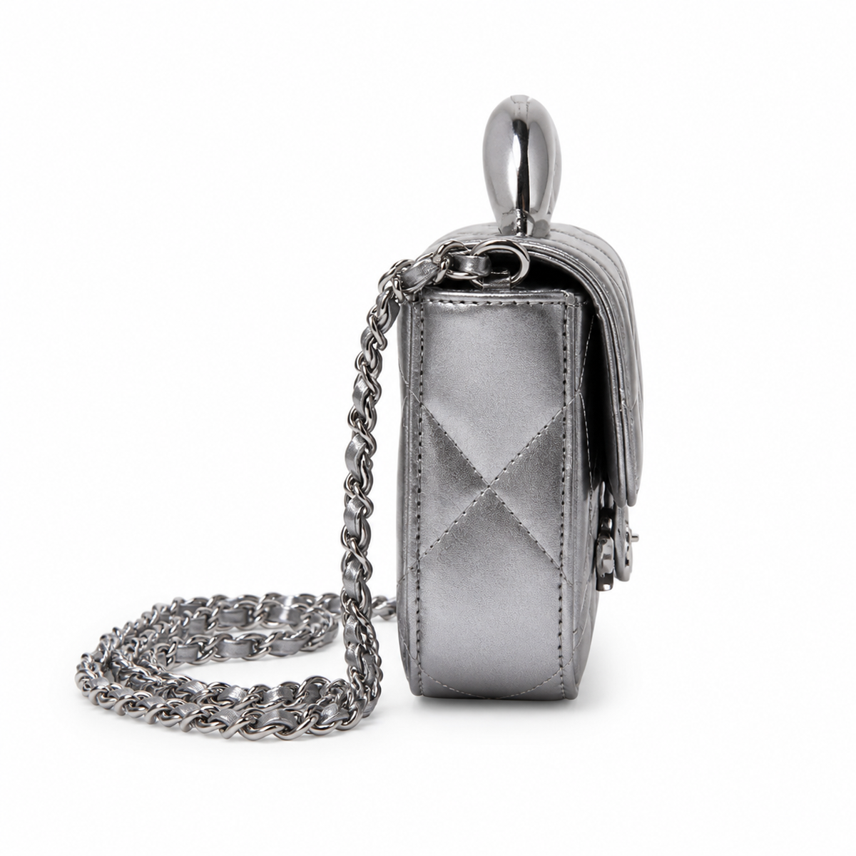 Chanel Diamond-Quilted Camera Bag Chain Crossbody