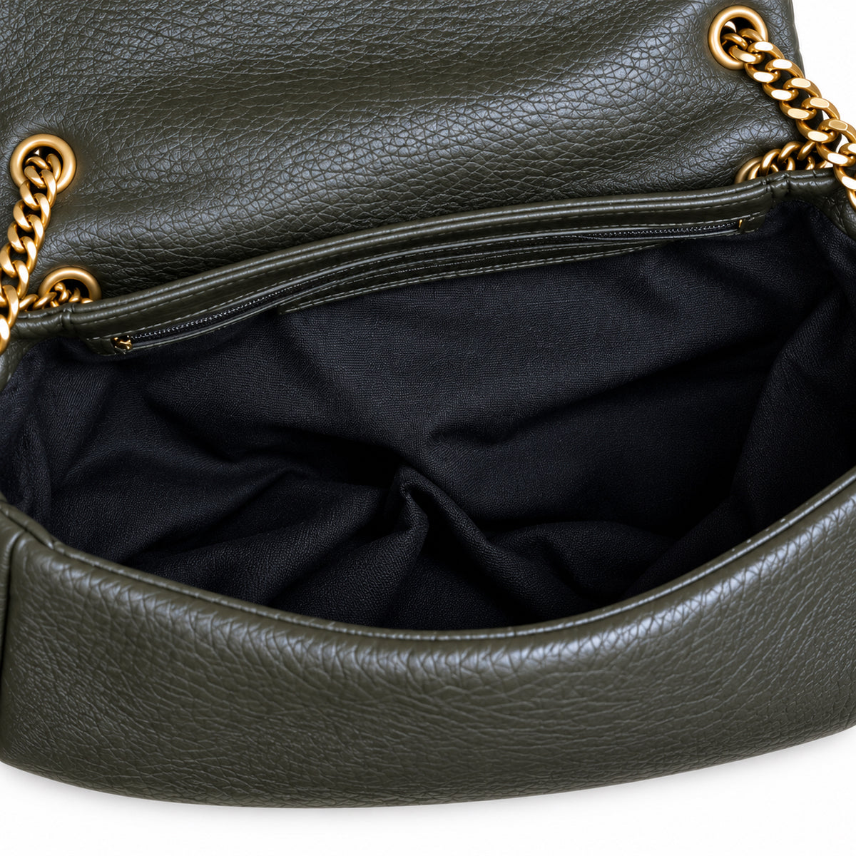 YSL Saint Laurent Calypso Bag – Khaki