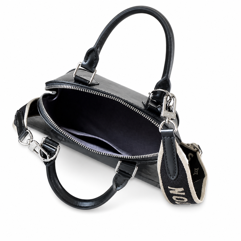 Louis Vuitton Alma BB Black Epi Leather Silver Hardware Bag