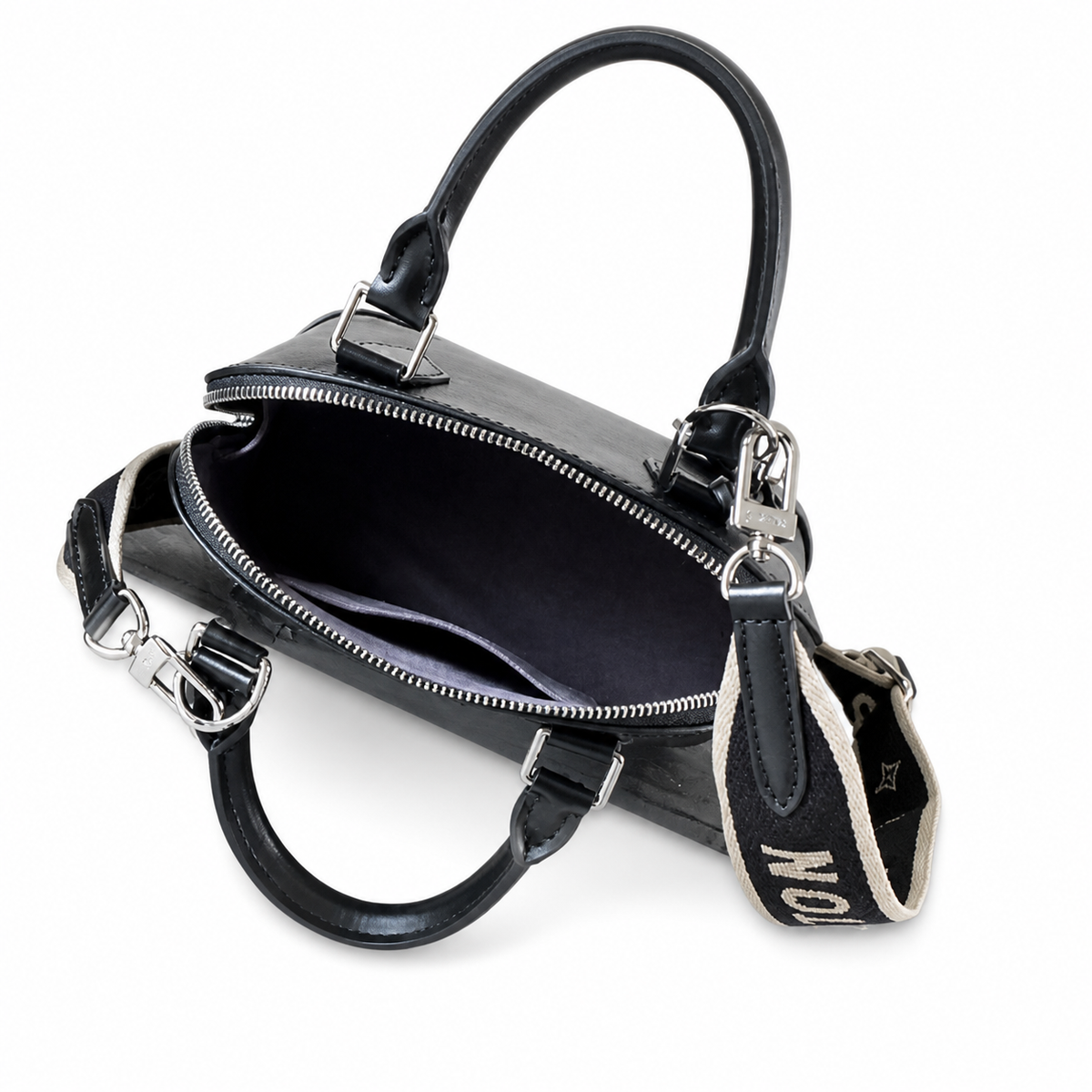 Louis Vuitton Alma BB Black Epi Leather Silver Hardware Bag