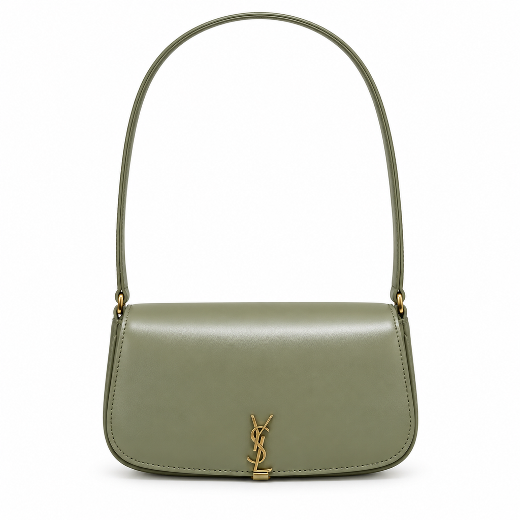 Saint Laurent Voltaire Shoulder Bag in Sage Green