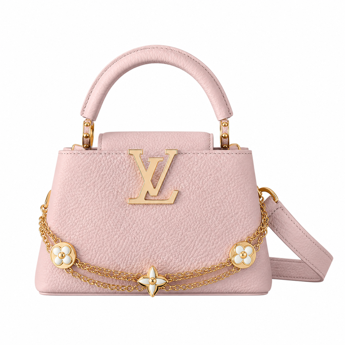 Louis Vuitton Capucines Mini Bag in Pink