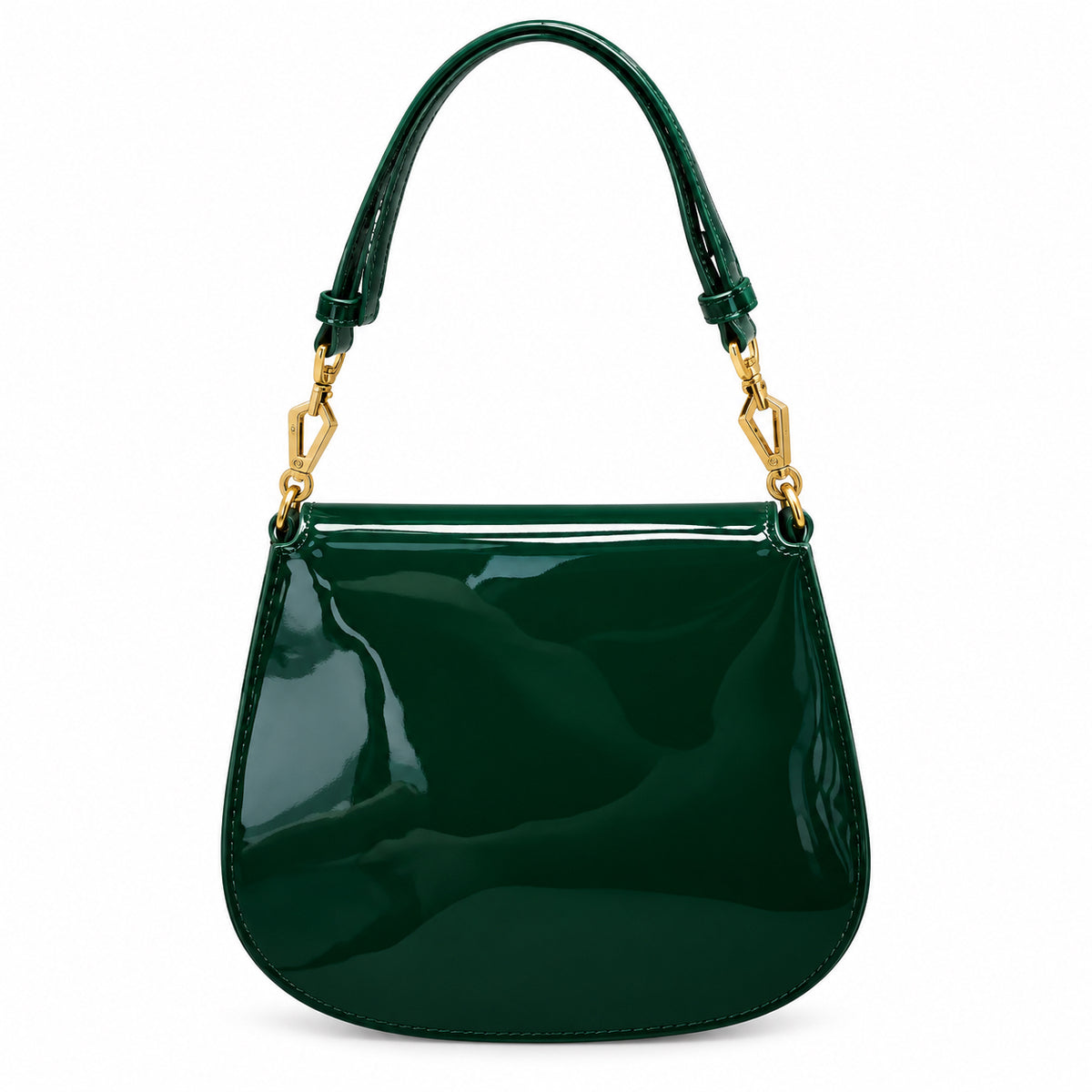 Saint Laurent Voltaire Shoulder Bag in Forest Green