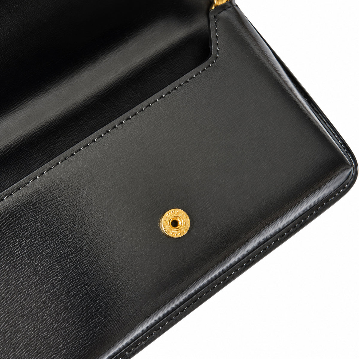 YSL Saint Laurent Kate Small Chain Bag in Black Smooth Leather