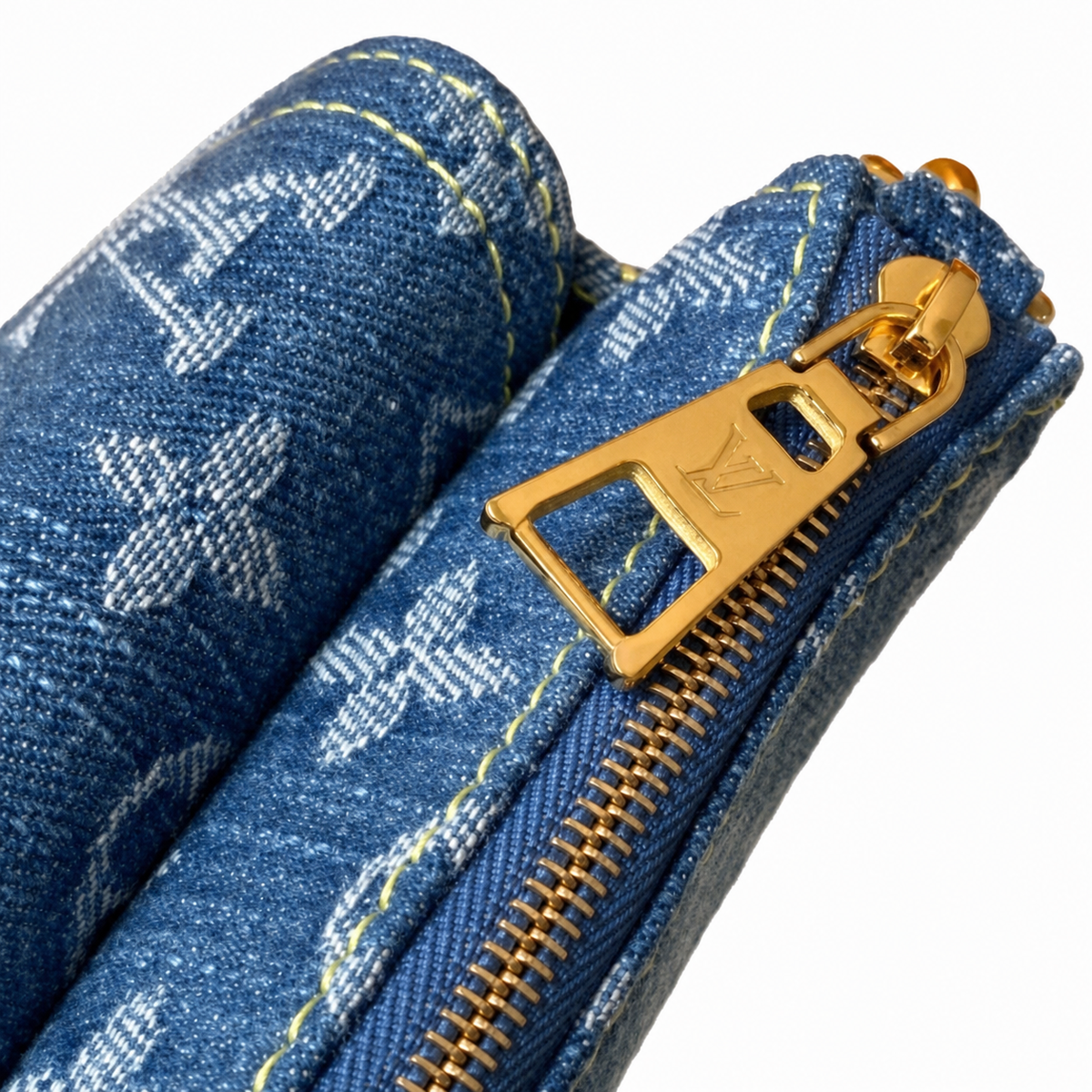 Louis Vuitton Monogram Denim Crossbody Clutch