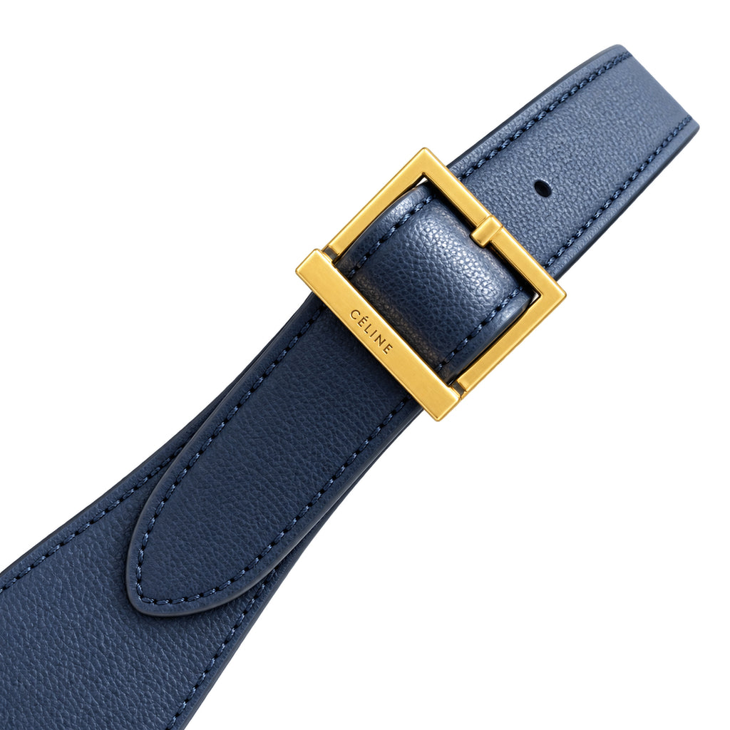 Saint Laurent YSL Le 5 à 7 Hobo Bag – Navy Gold