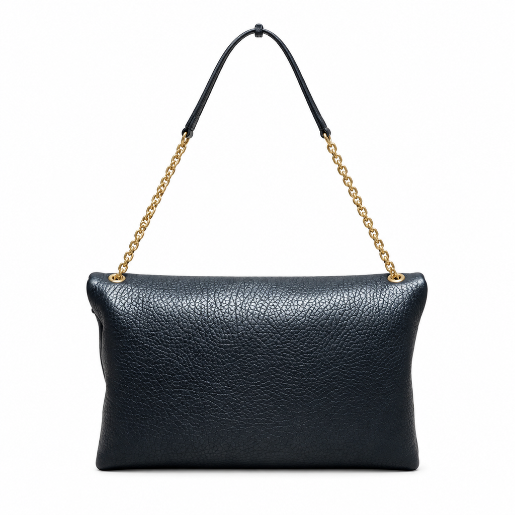 YSL Saint Laurent Envelope Chain Bag Black