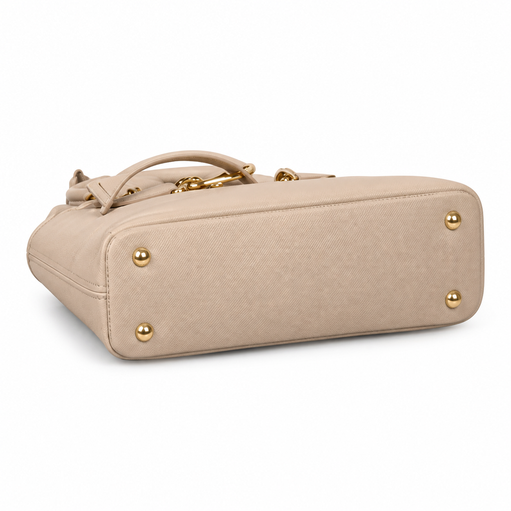 Miu Miu Leather Top Handle Bag 30 cm