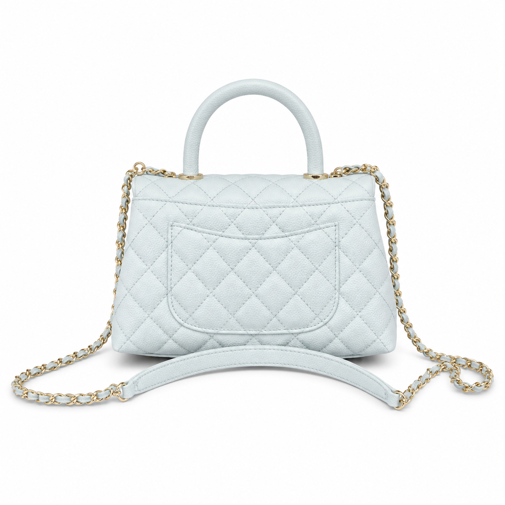 Chanel Classic CC Quilted Flap Bag | Gold Hardware & Chain — 24cm