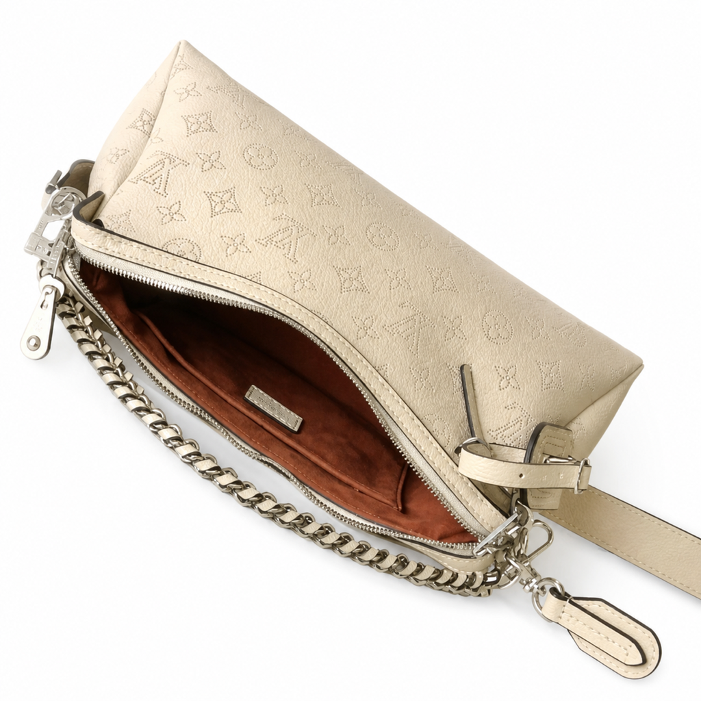 Louis Vuitton Beaubourg Hobo MM Mahina Perforated Leather Chain Bag