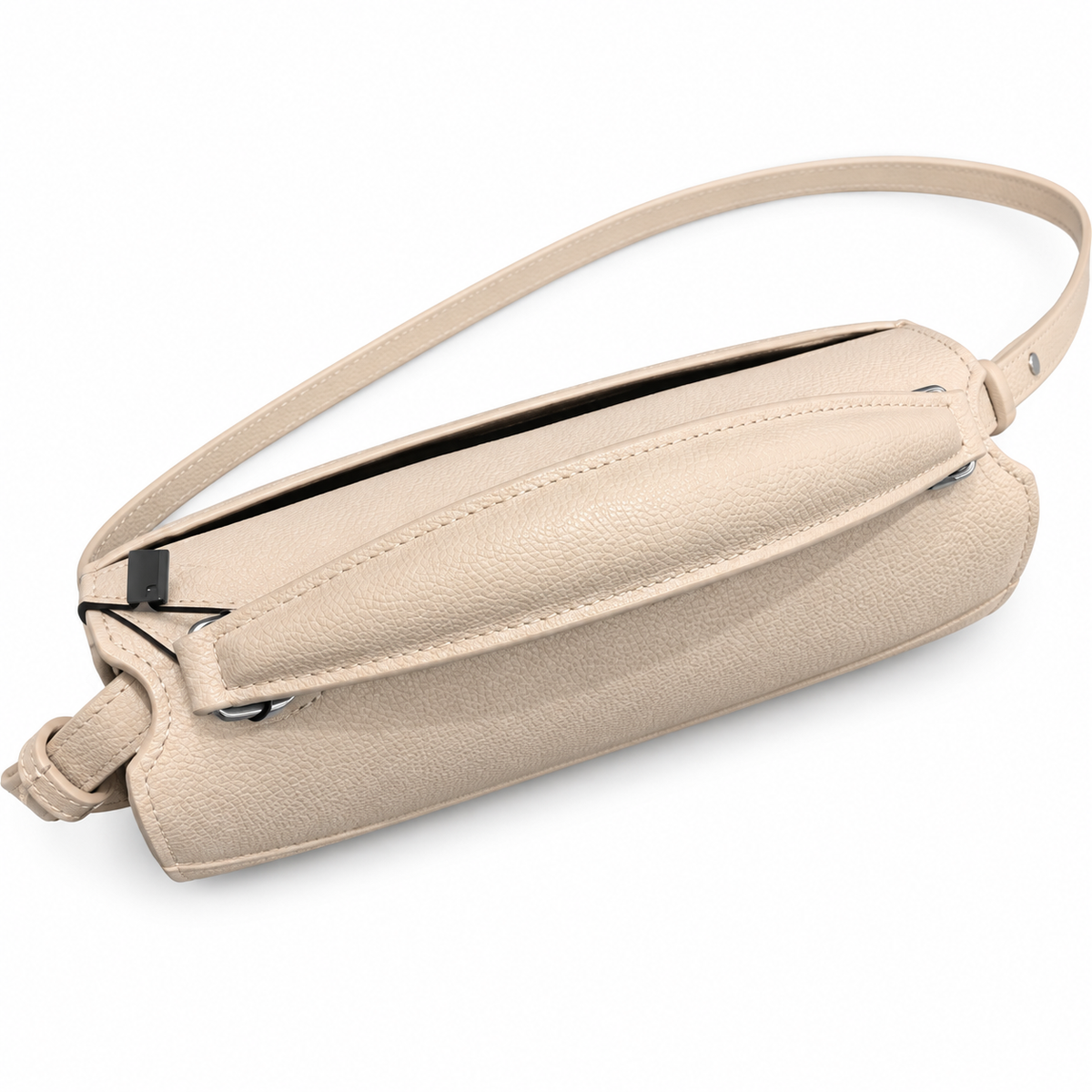 Saint Laurent Cassandra Medium – Cream Leather Silver YSL