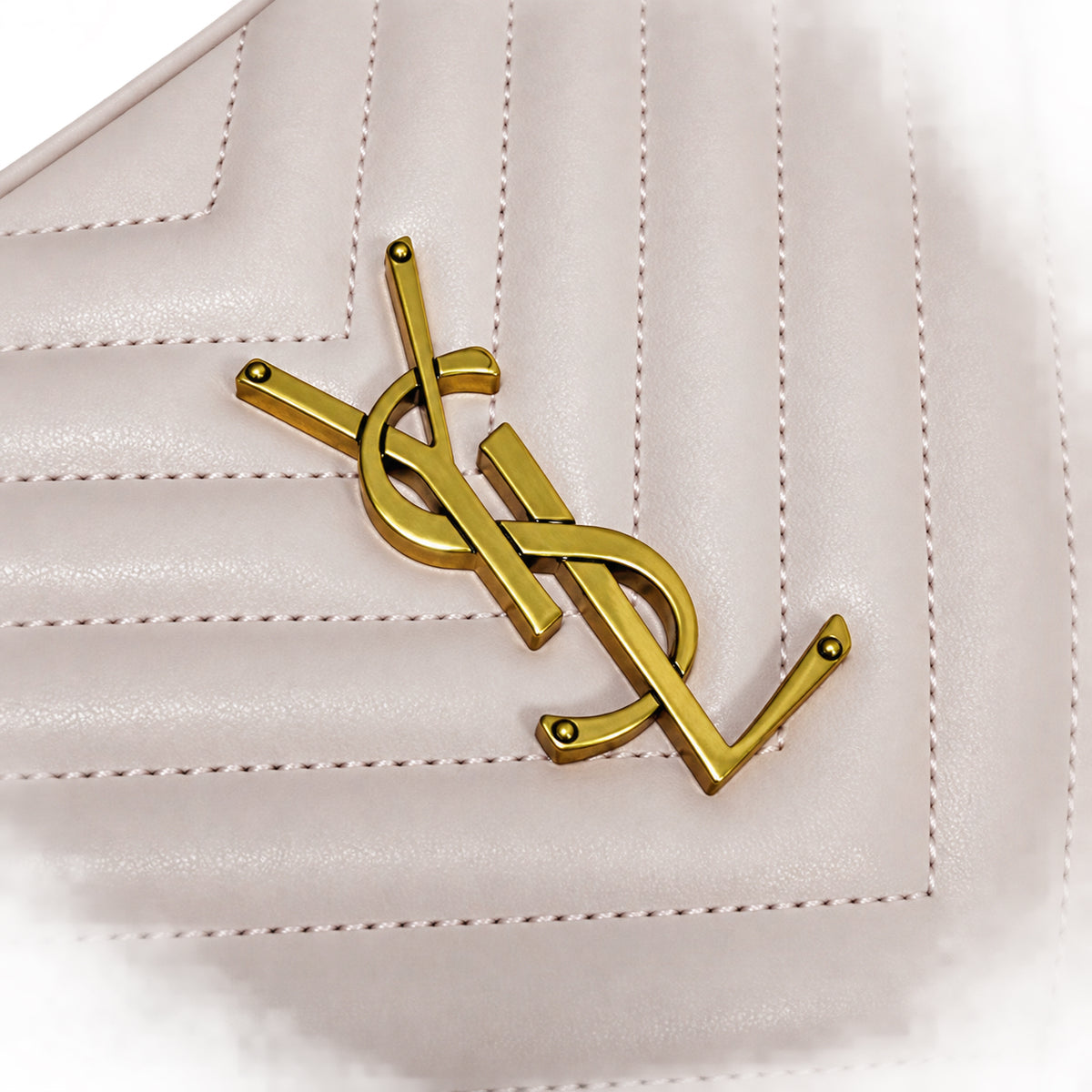 Saint Laurent YSL Lou Large Camera Bag – Blush Pink