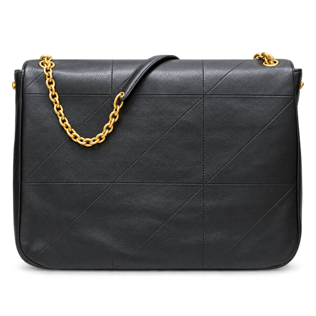 Saint Laurent YSL Jamie Chain Bag – Black Diagonal Quilted