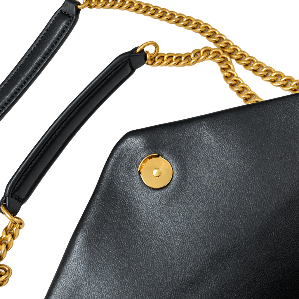 Saint Laurent YSL Loulou Puffer Bag – Black Gold
