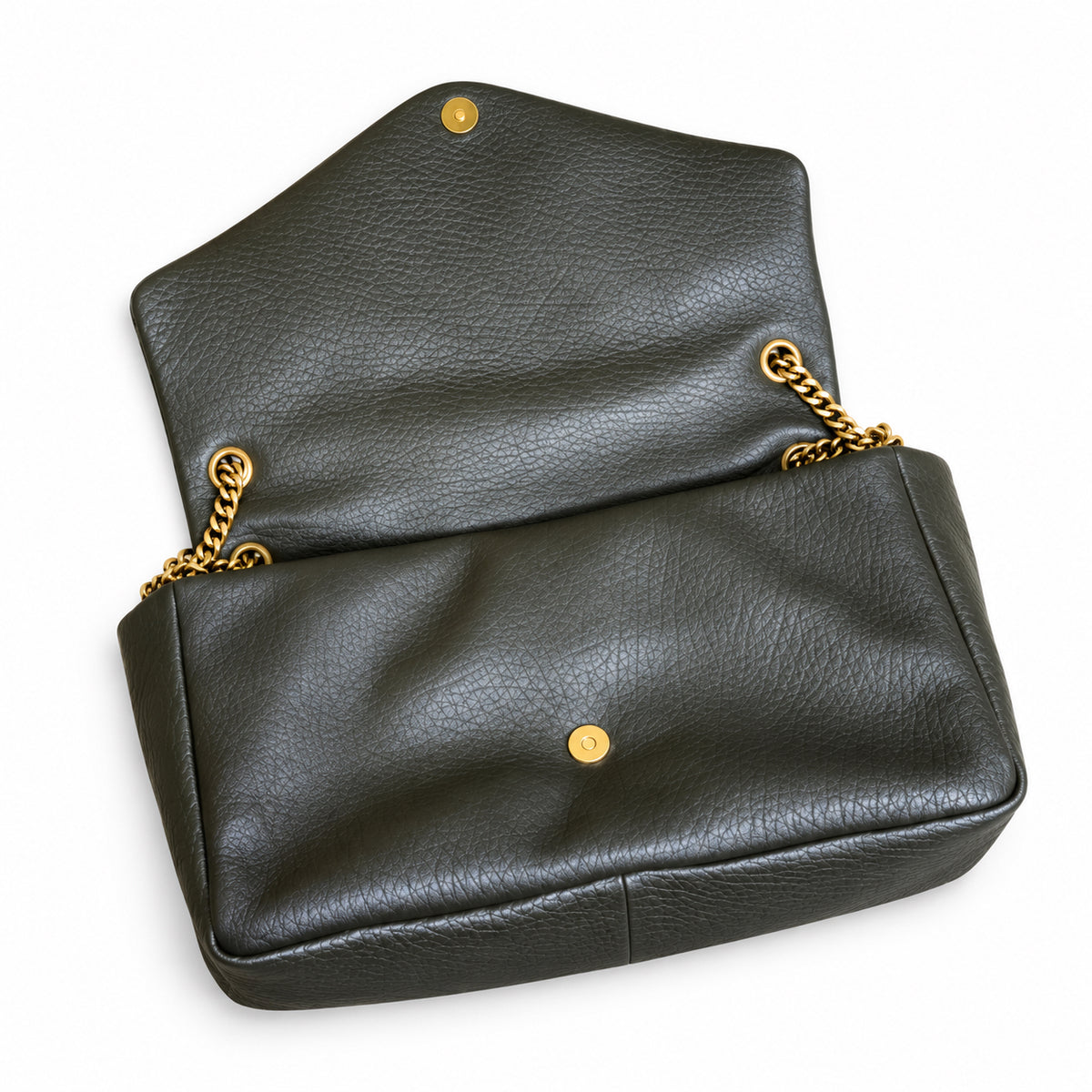 YSL Saint Laurent Calypso Bag – Khaki