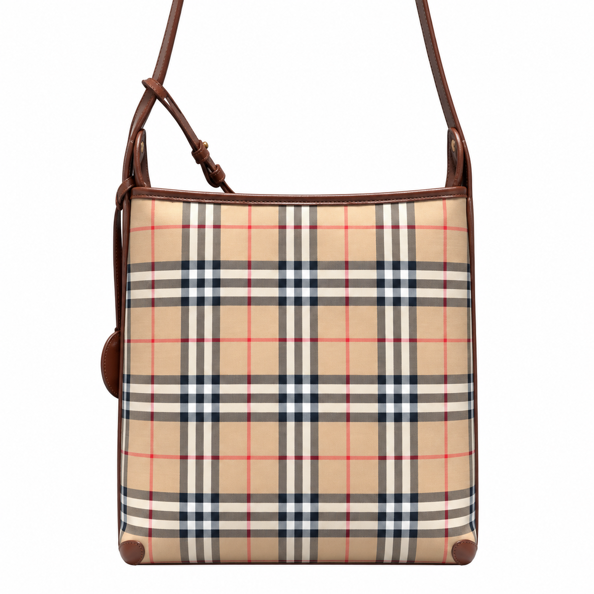 Burberry Heritage Check Day-to-Day Shoulder Bag