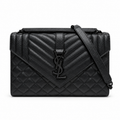 Saint Laurent YSL College Medium – Black on Black