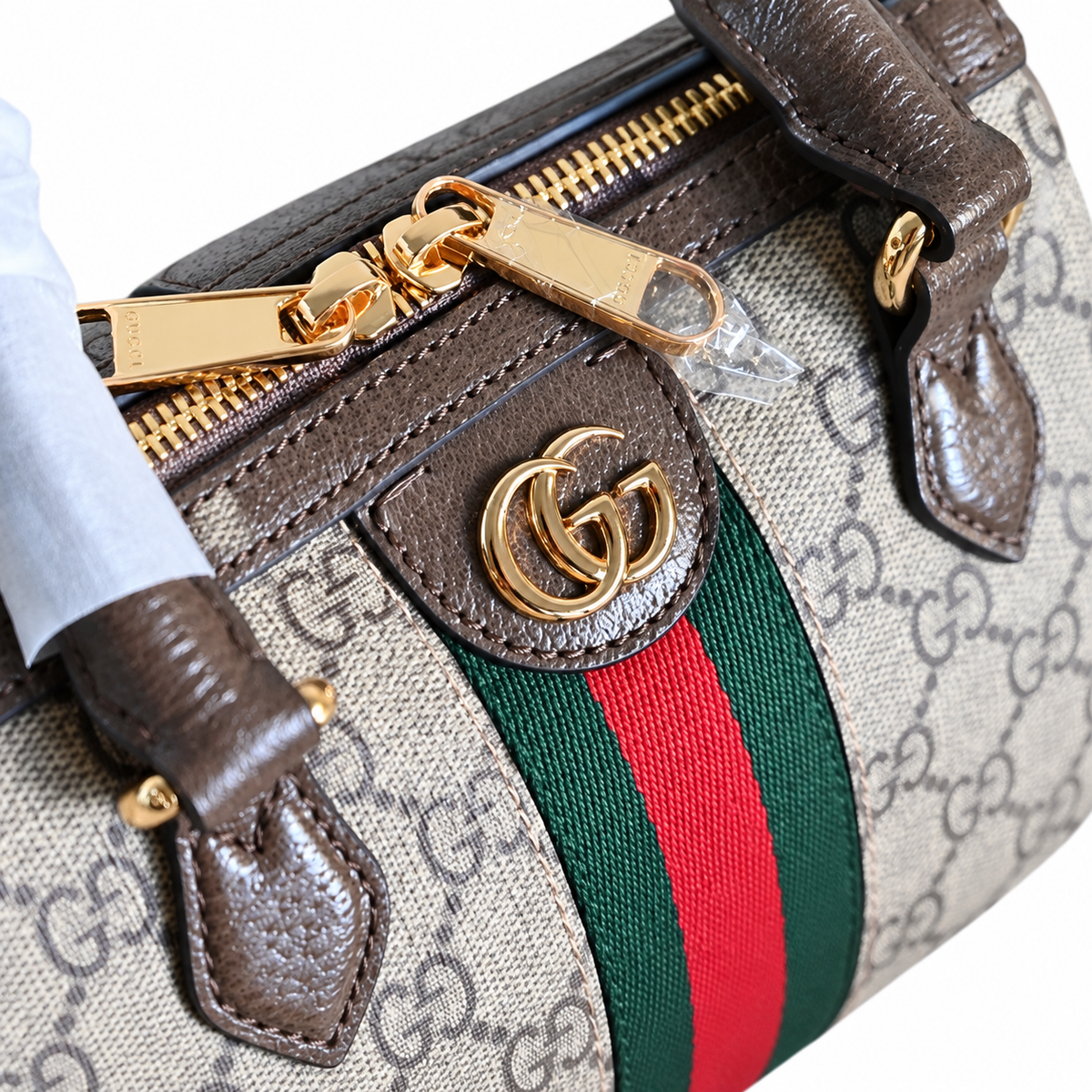 Gucci Savoy Mini Duffle Bag GG Supreme
