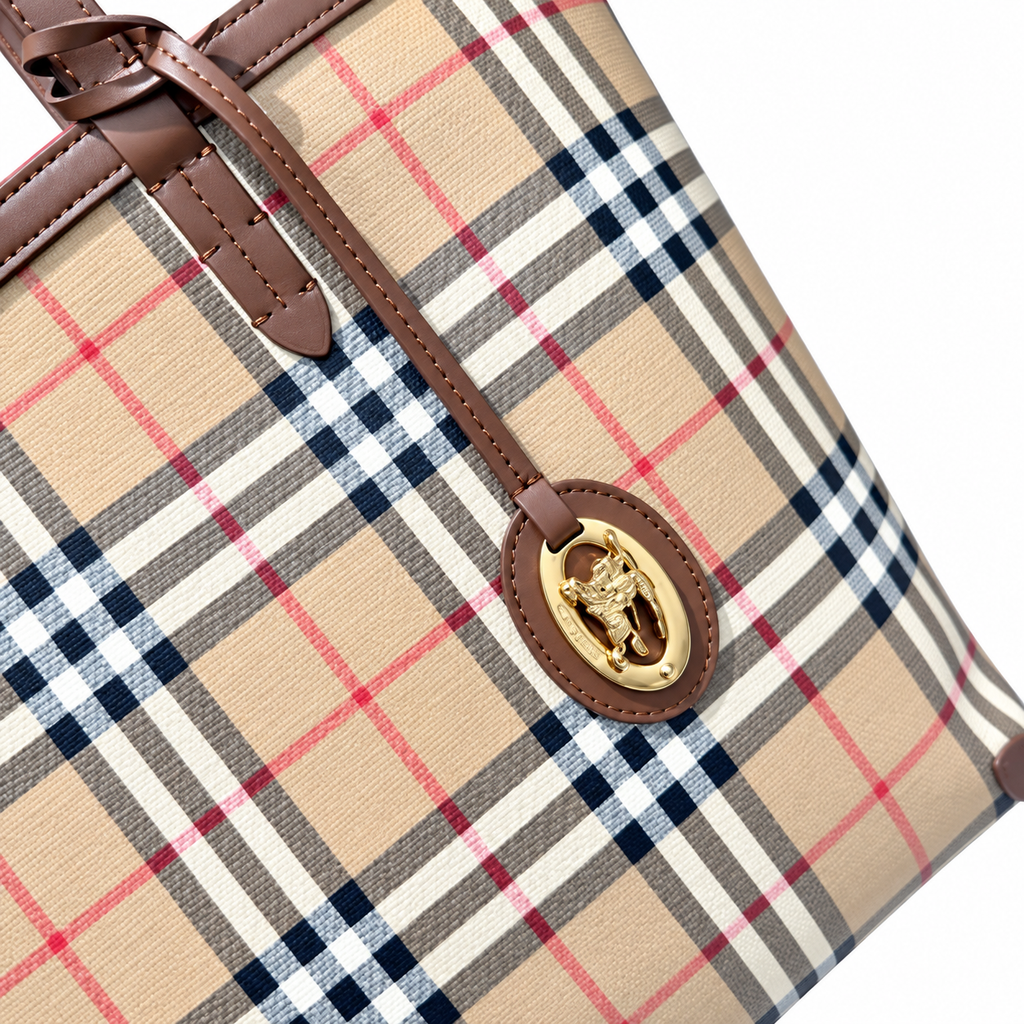 Burberry Heritage Check Everyday Tote Bag