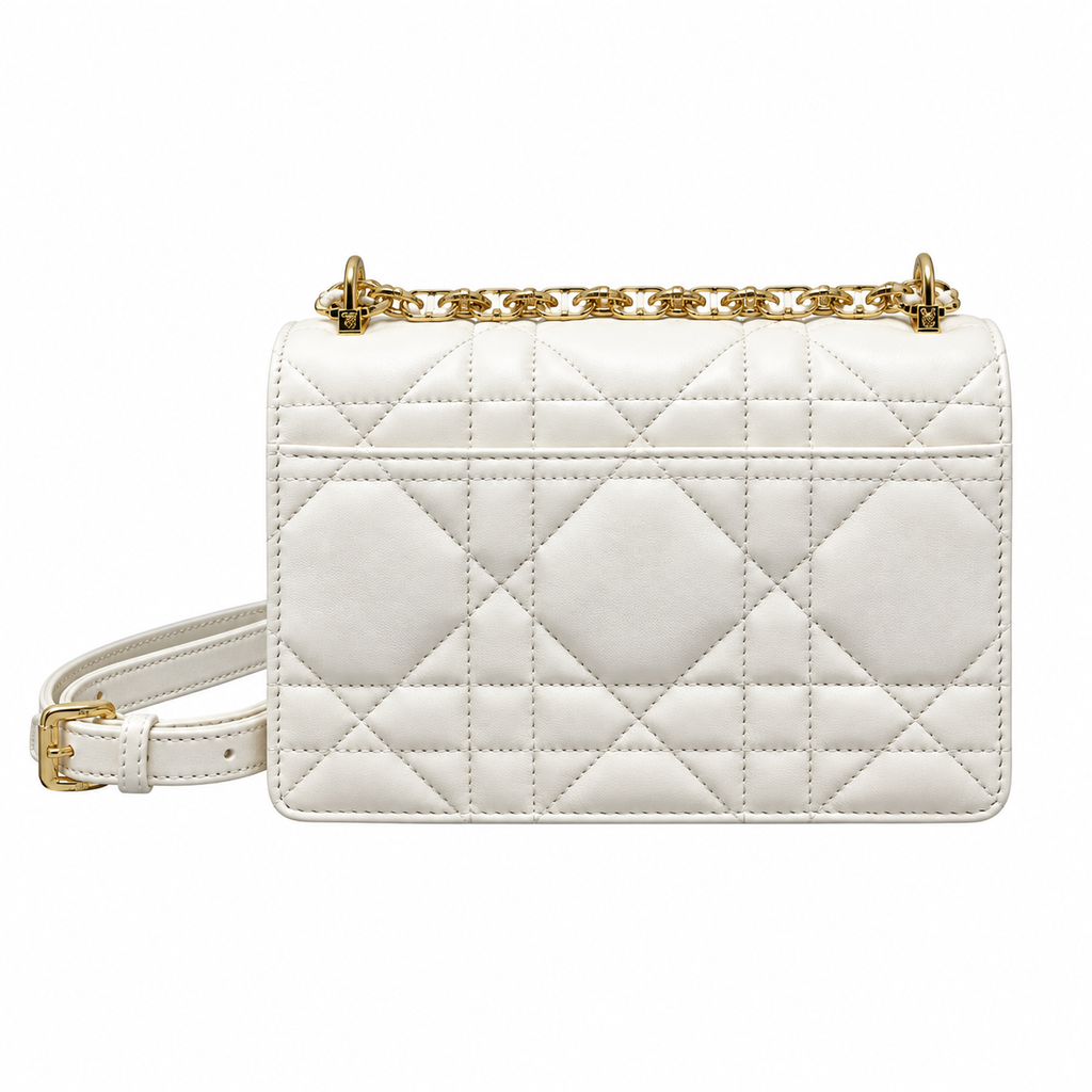 Dior Cannage Quilted Structured Mini Bag 17.3cm