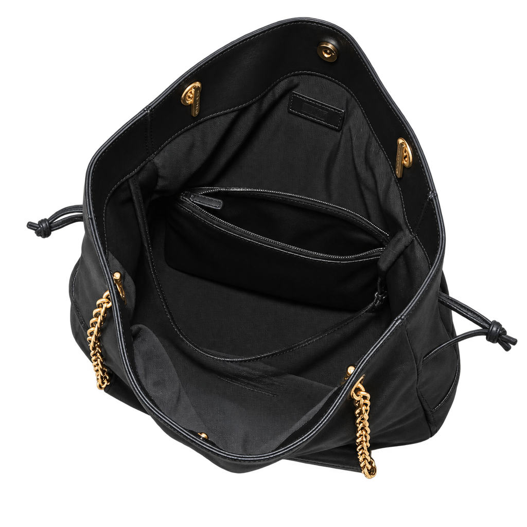 YSL Saint Laurent Jamie Tote Black Quilted Leather