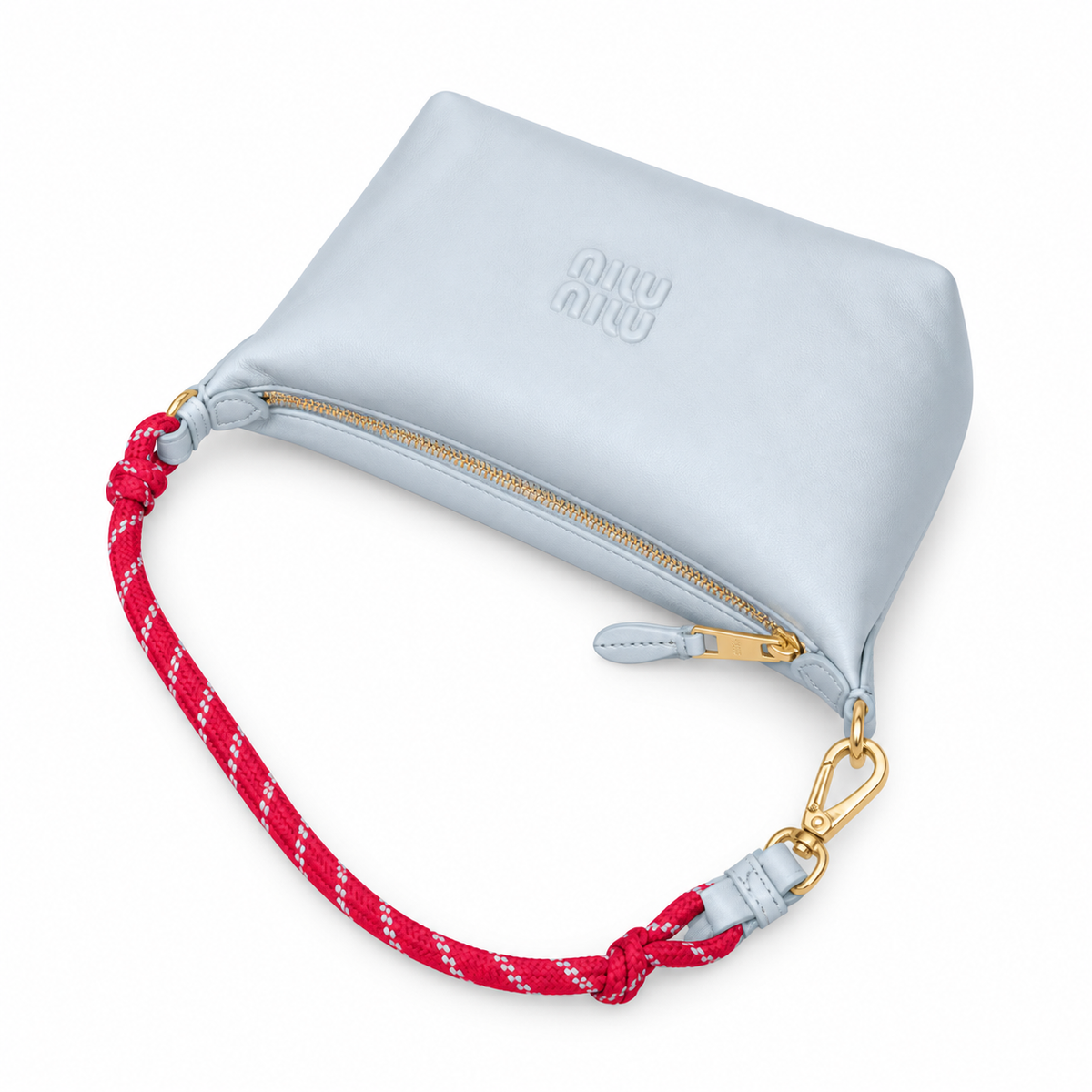 Miu Miu Leather Shoulder Bag 18.5 × 14 cm
