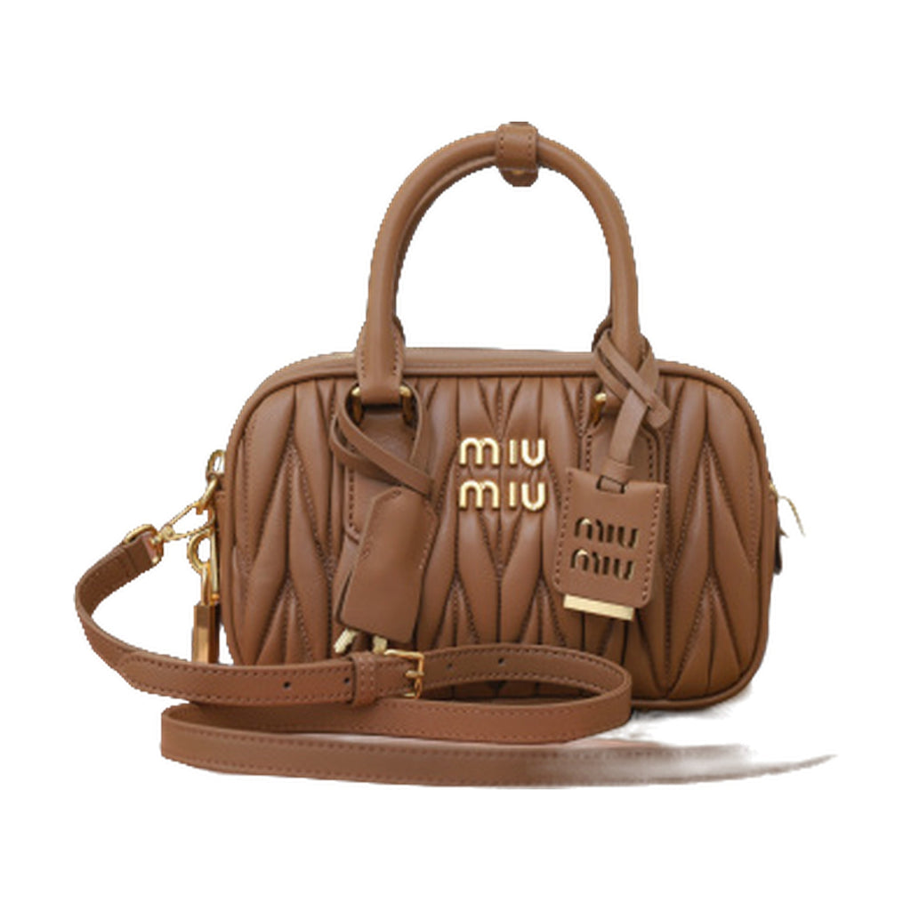 Miu Miu Matelassé Leather Elegant Crossbody Bag