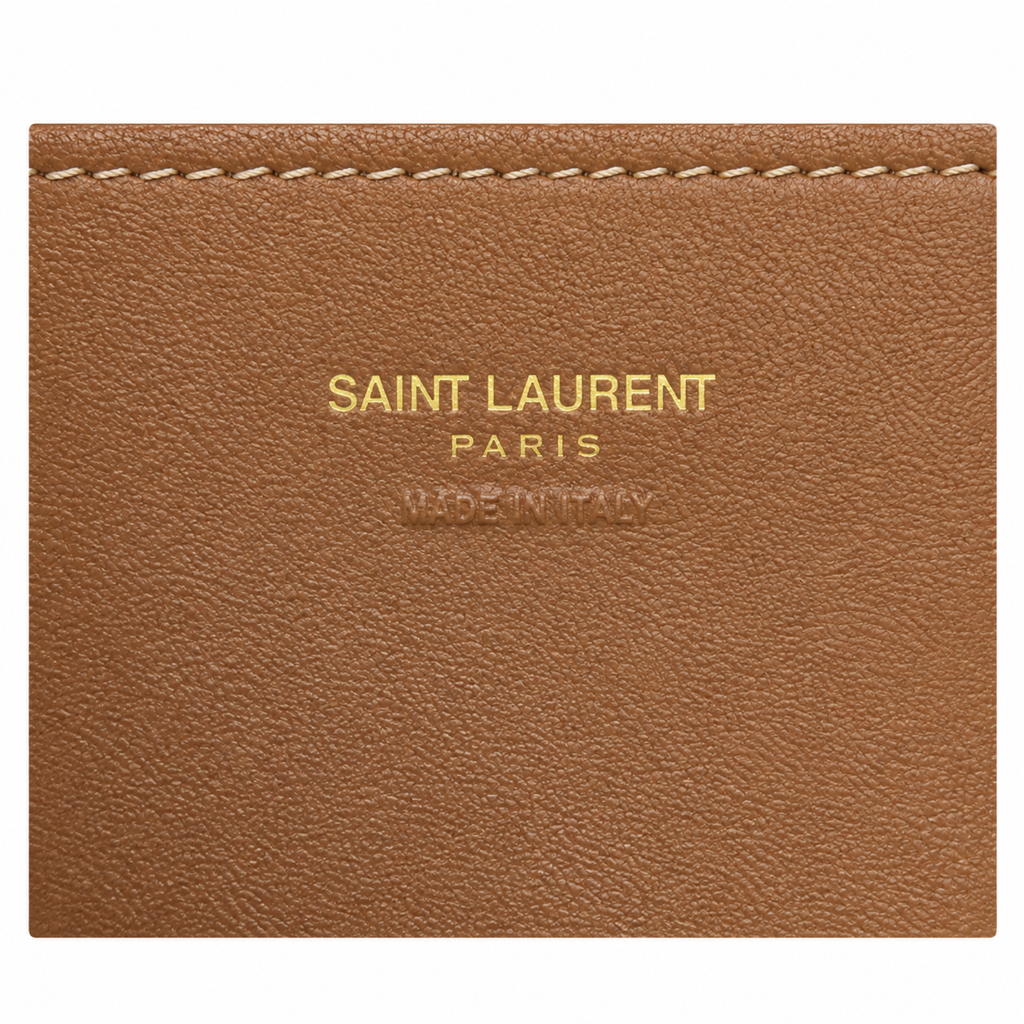 Saint Laurent YSL Kate Large Chain Bag – Caramel