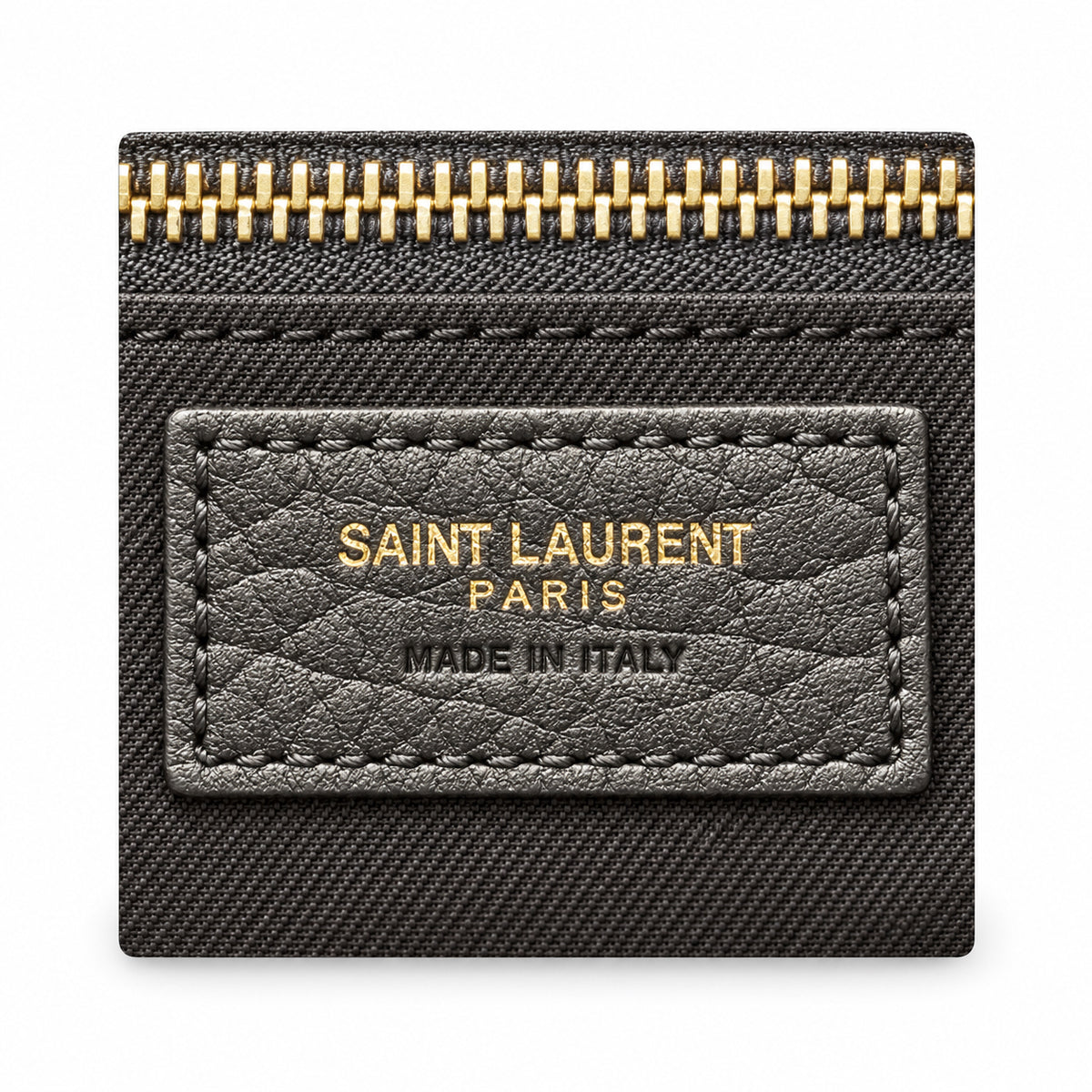 Saint Laurent YSL Calypso Chain Bag – Black Grained Leather