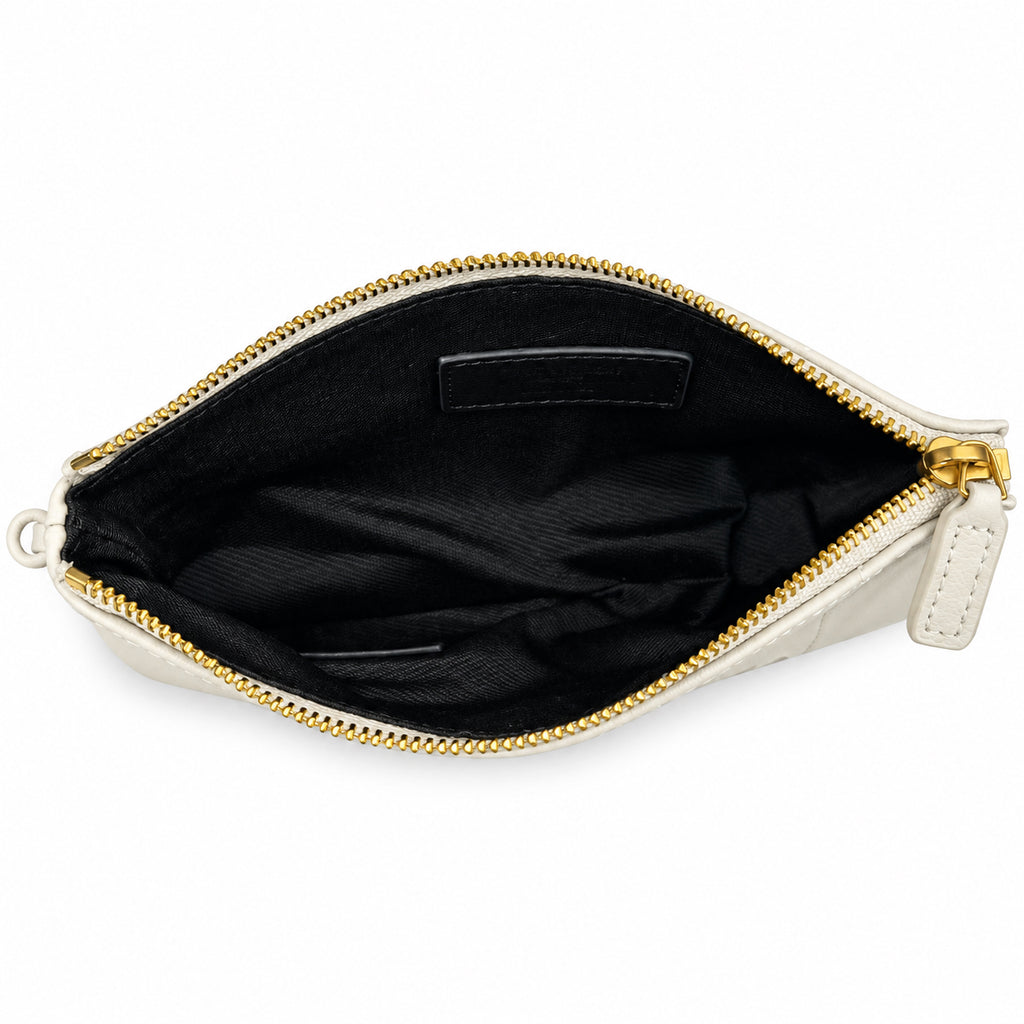 YSL Saint Laurent Nolita Chain Tote Bag – White