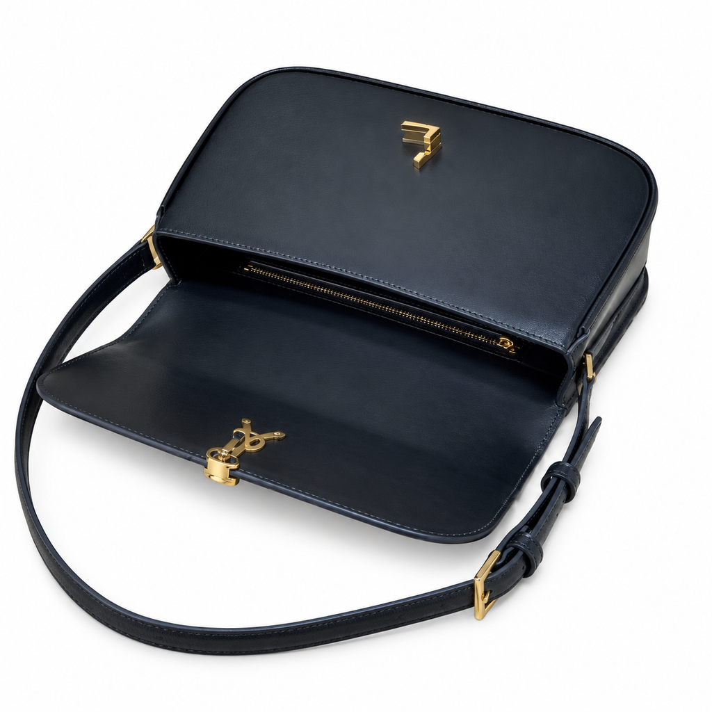 Saint Laurent Solferino Medium Bag – Black