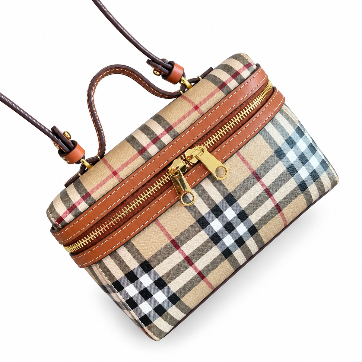 Burberry British Check Petite Crossbody Bag
