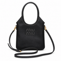 Miu Miu Leather Top Handle Bag 20cm