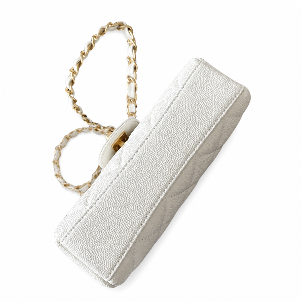 Chanel Diamond-Quilted Mini Vanity Chain Crossbody