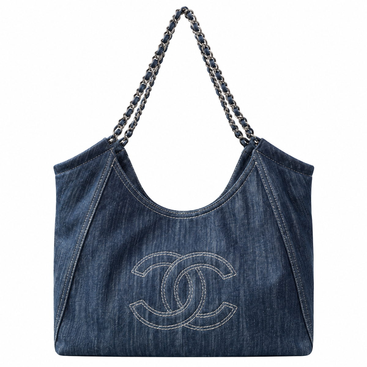 Chanel Quilted Shopper Tote Bag 48cm