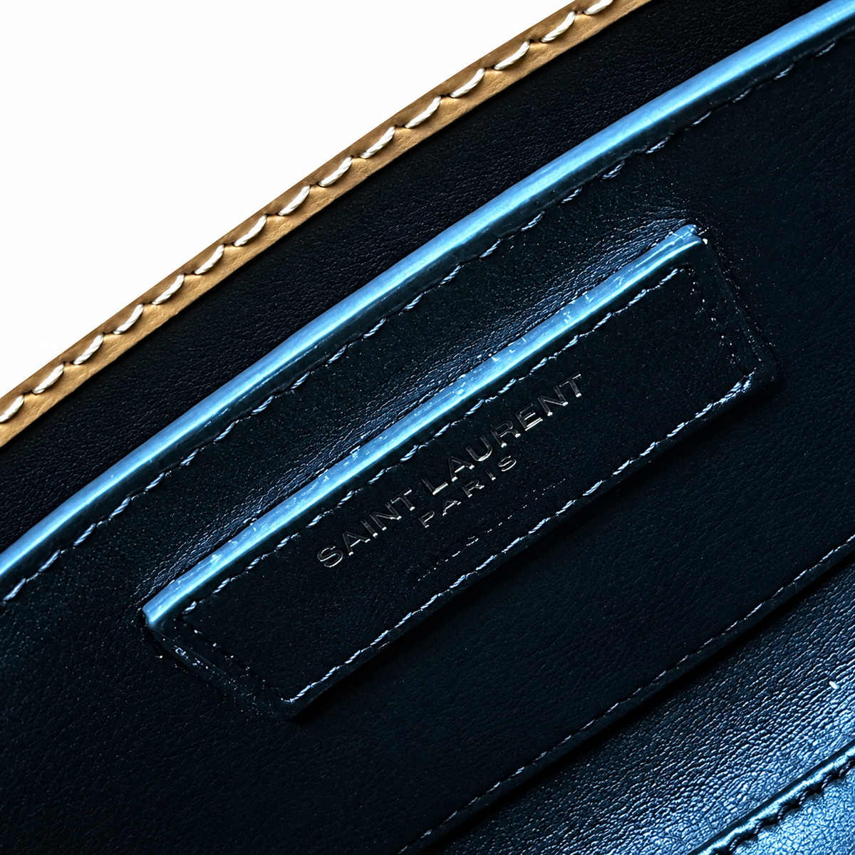 YSL Saint Laurent Manhattan Mini Bag in Tan Smooth Leather