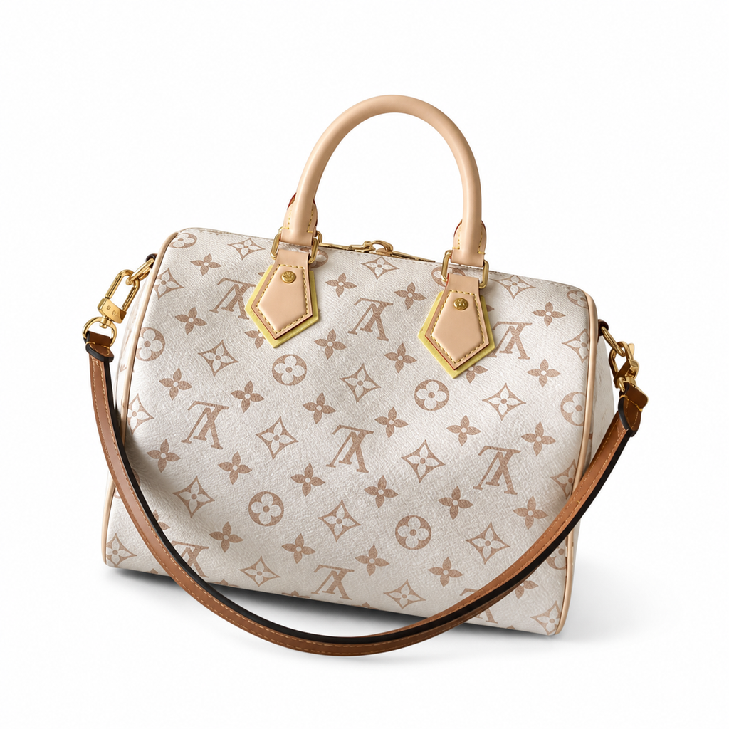 Louis Vuitton Speedy Bandouliere 25 – Cream Monogram