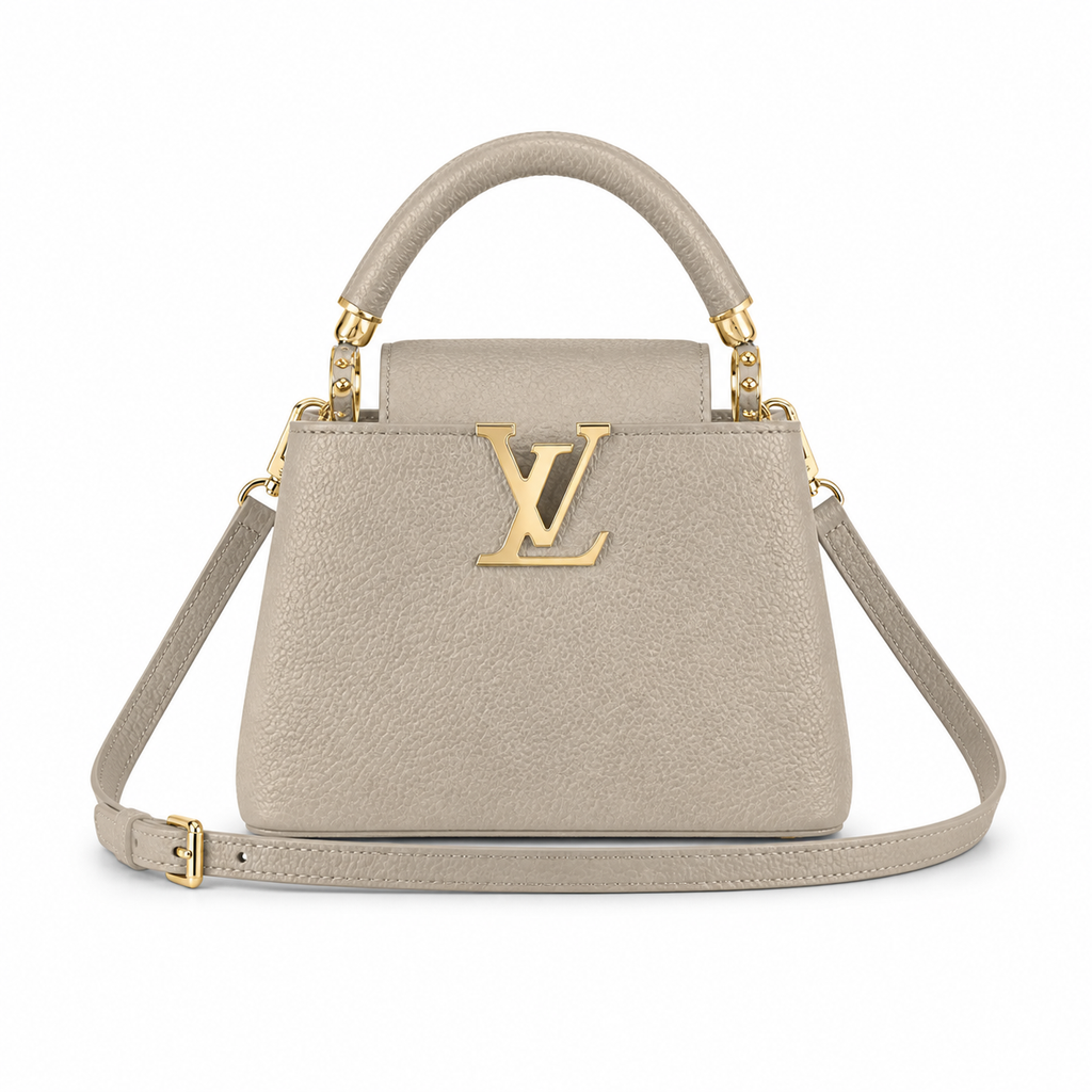 Louis Vuitton Capucines BB – Stone Grey Taurillon Flap