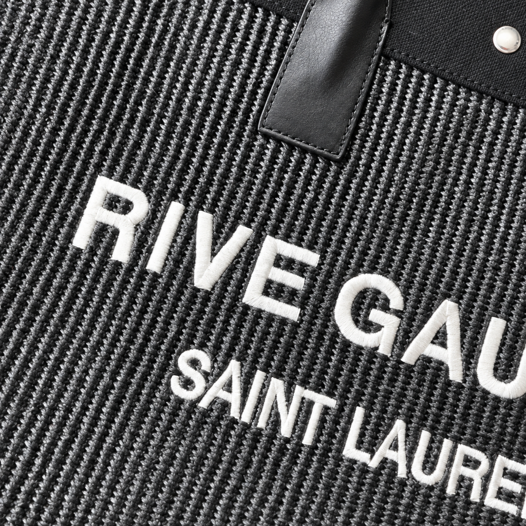 Saint Laurent Rive Gauche Tote – Black Canvas